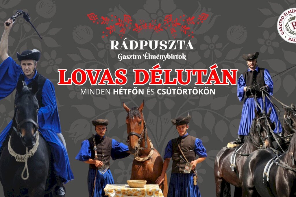 Élmények nyergében – Lovas Délutánok Rádpusztán